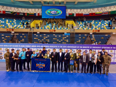 В Астане с триумфом прошёл Финал Кубка мира по рукопашному бою