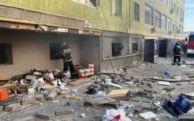 После взрыва газового баллона, один человек попал в реанимацию