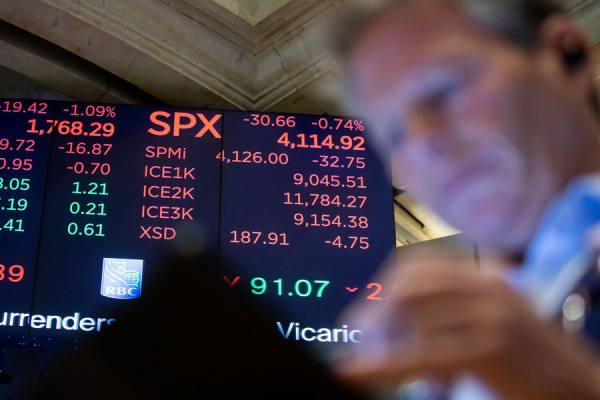 Инфляция и экономические риски: Dow Jones падает на фоне роста технологических акций