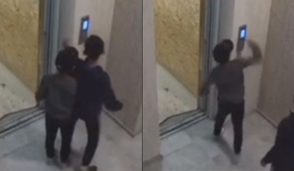 Дети, ломающие лифт, попали на видео в Актау