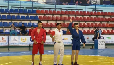 Гвардейцы соревновались по борьбе самбо