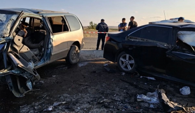 Шесть человек погибли в жуткой аварии на трассе Алматы - Екатеринбург