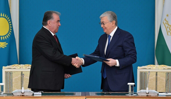Декларацию о союзническом взаимодействии подписали Токаев и Рахмон
