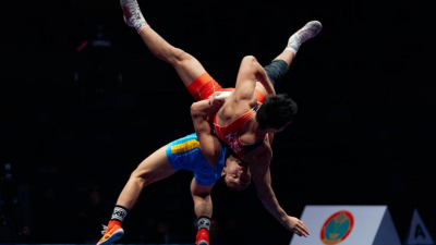Армейские спортсмены успешно выступили на чемпионате Казахстана по борьбе