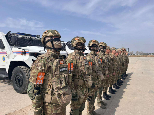 Военнослужащие МЧС впервые примут участие в параде ко Дню Победы в Астане